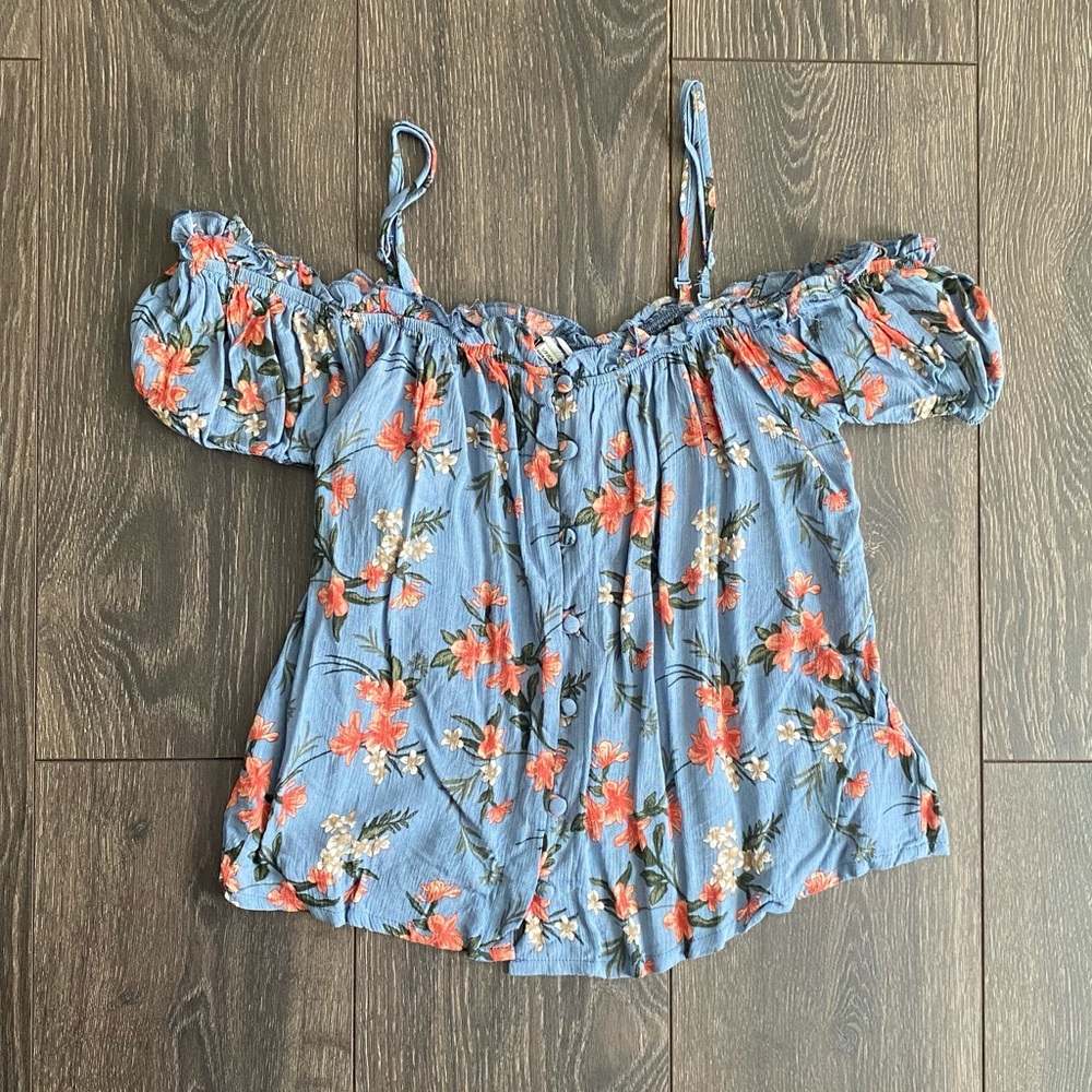 AE Cropped Floral Top